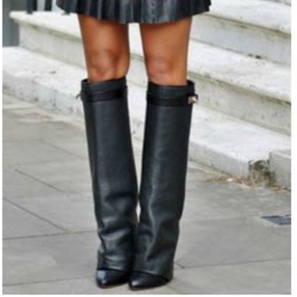 givenchy shark lock boots